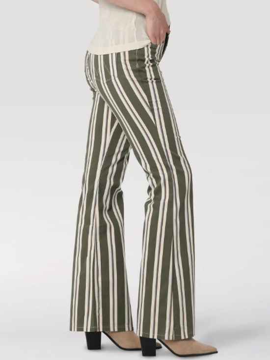 Wrangler Denim - Wrangler Fierce Flare Striped Jeans Sz 10